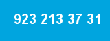 923 213 37 31 923 213 37 31
